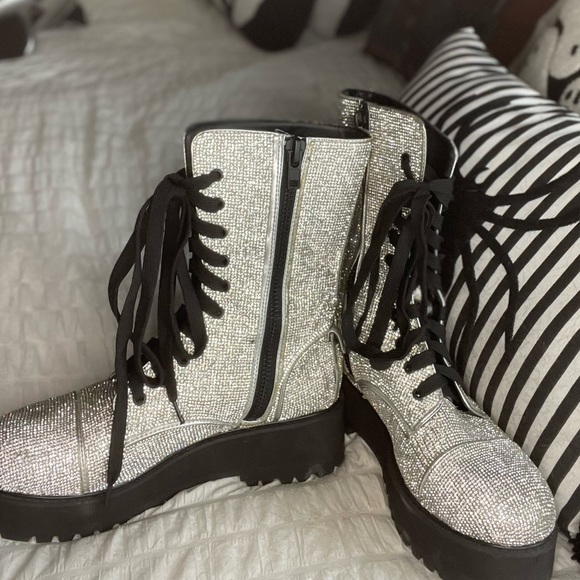 Dolls Kill Shoes Limited Edition Dolls Kill Poster Girl Billionaire Bling Boots Poshmark